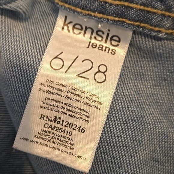 Kensie Savannah High Rise Flare Stretch Jeans - Picture 8 of 8